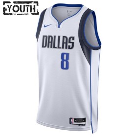 Dres Dallas Mavericks Josh Green 8 Nike 2022-23 Association Edition Bijela Swingman - Dječji